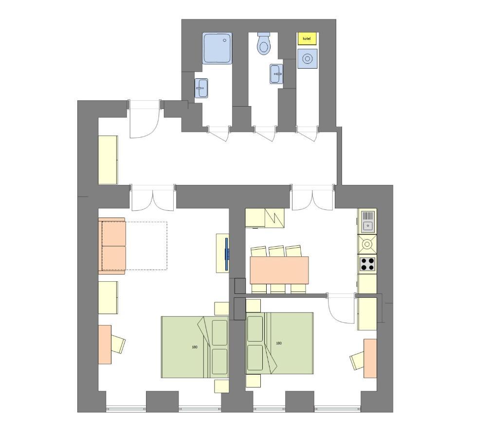 Modern And Spacious Apartments In City Center Prague Exterior photo